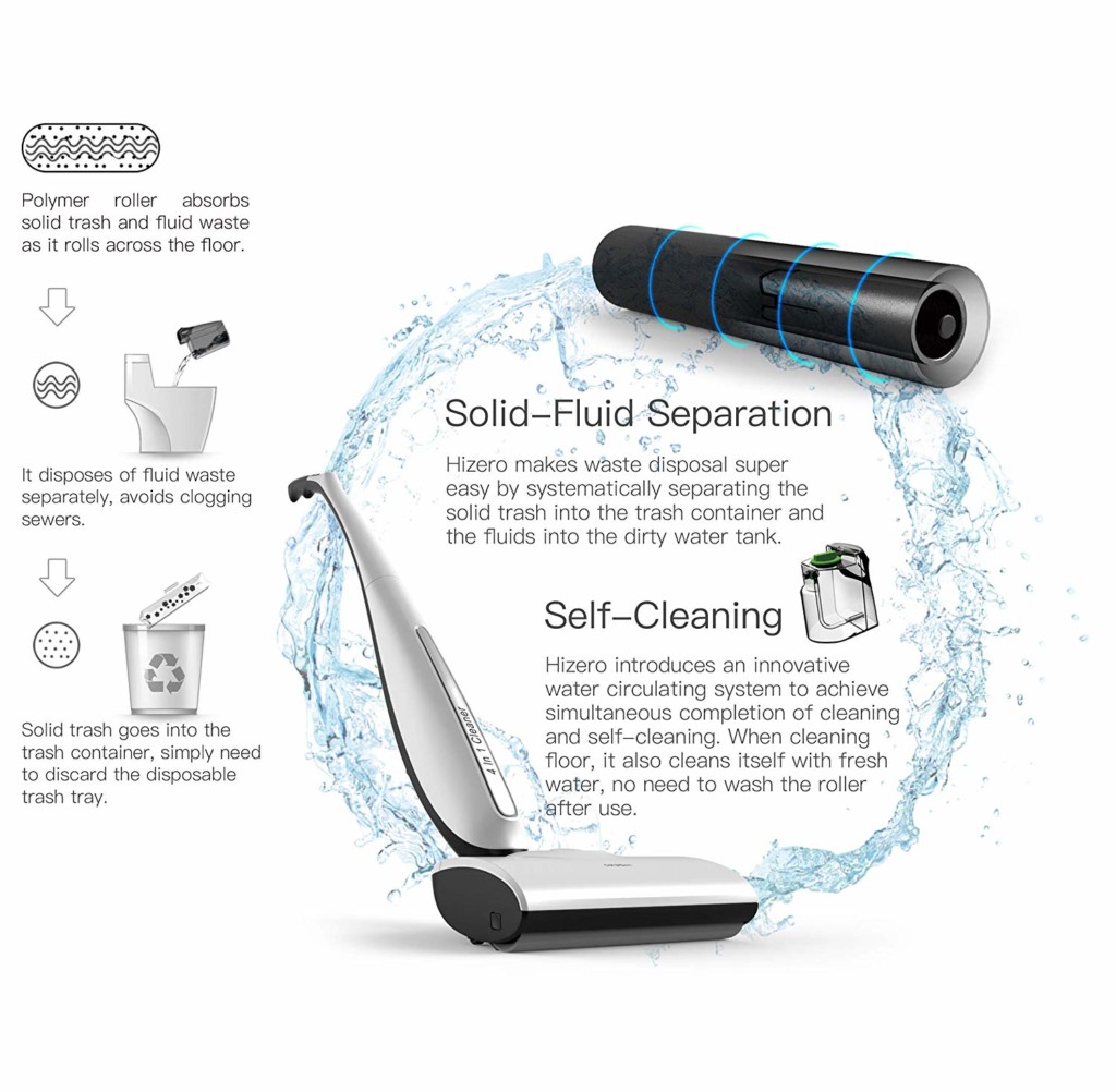 HIZERO F801 4in1 Bionic Mop Hamilton Vacuums